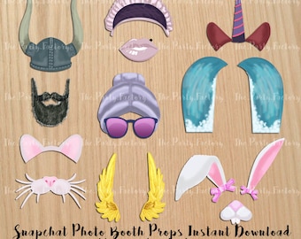 Snapchat props Etsy photograph relating to Printable Snapchat Filters identify Snapchat props Etsy